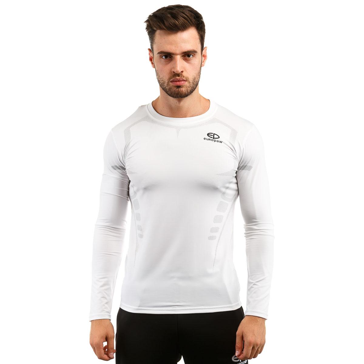 

Футболка компрессионная Europaw ls top белая [S]