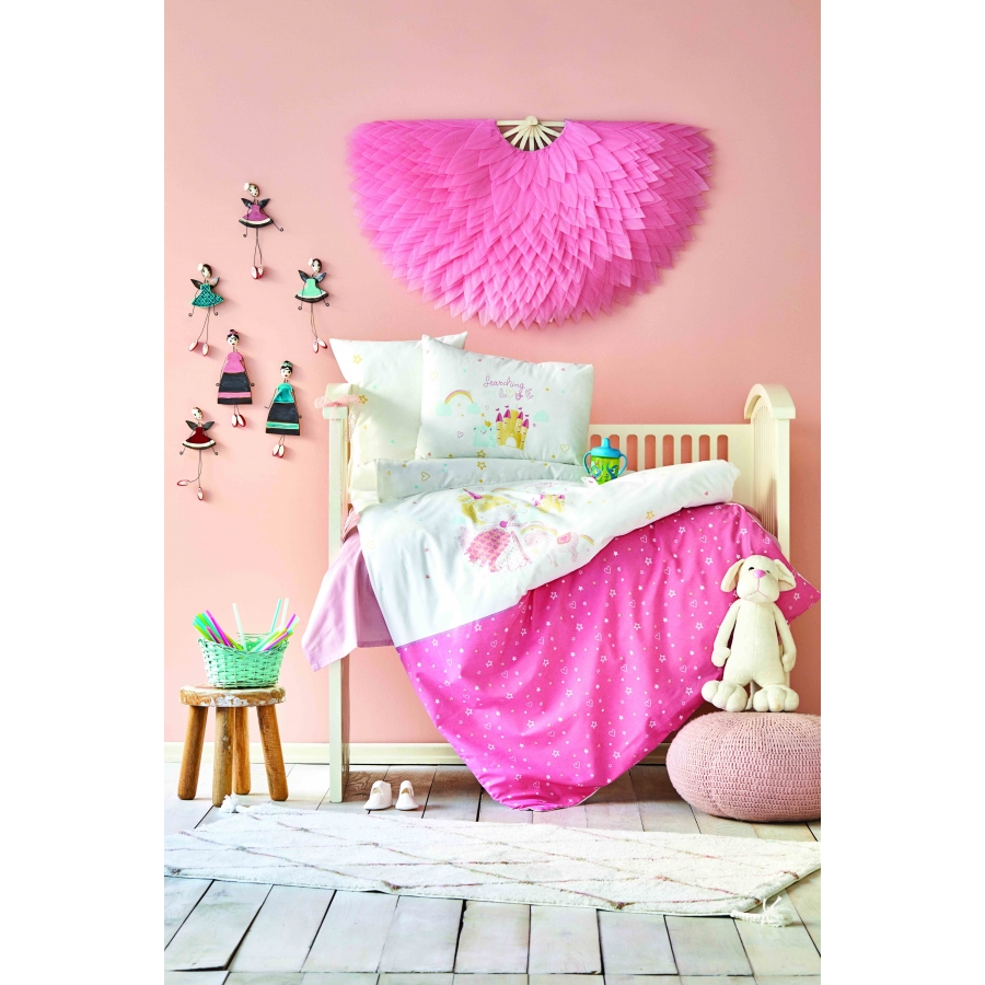 

Постельное белье для младенцев Karaca Home Lovable pudra 2020 2 пудра ранфорс (svt-2000022246217)