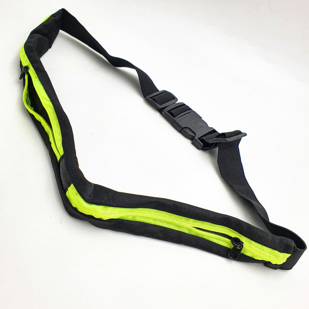 

Сумка на пояс для бега эластичная растягивающаяся Pocket Belt