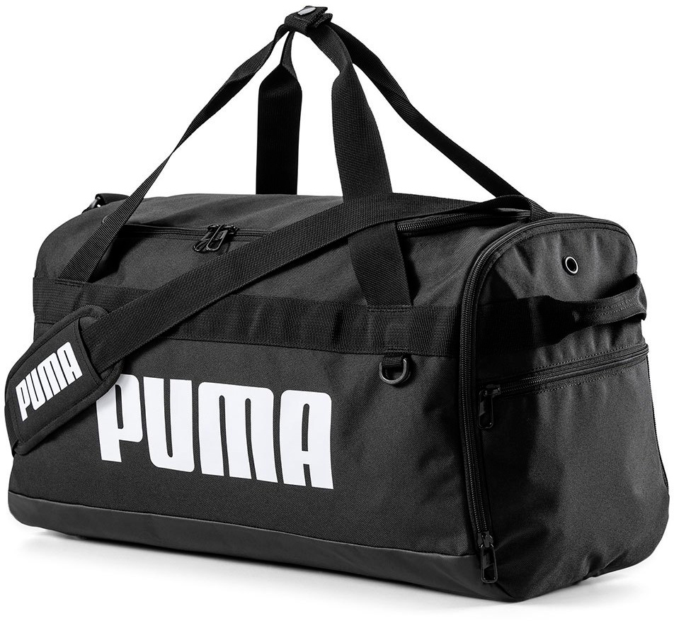 Puma black shop duffle bag