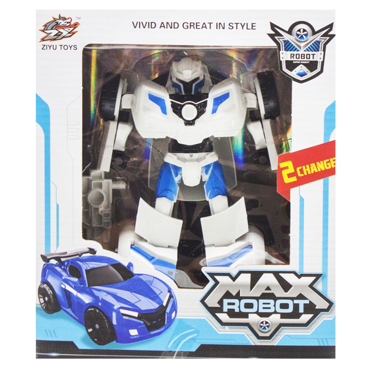 

Трансформер Max Robot белый Ziyu Toys (L015-34) (146411)