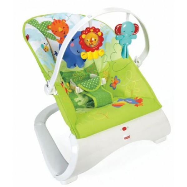 

Массажное кресло-качалка Тропические друзья Fisher-Price