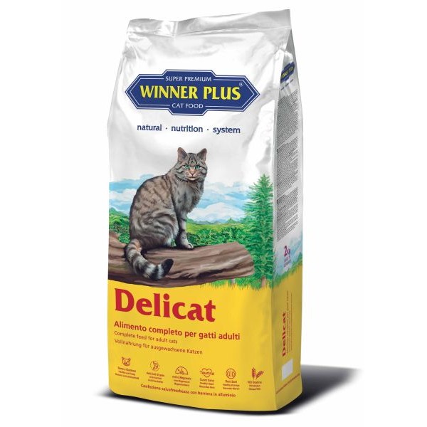 Полнорационный сухой корм для котов Winner Plus DELICAT (100052-1) 2 кг