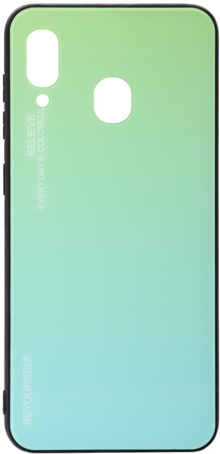 

Панель BeCover Gradient Glass для Samsung Galaxy A30 2019 SM-A305 Green-Blue