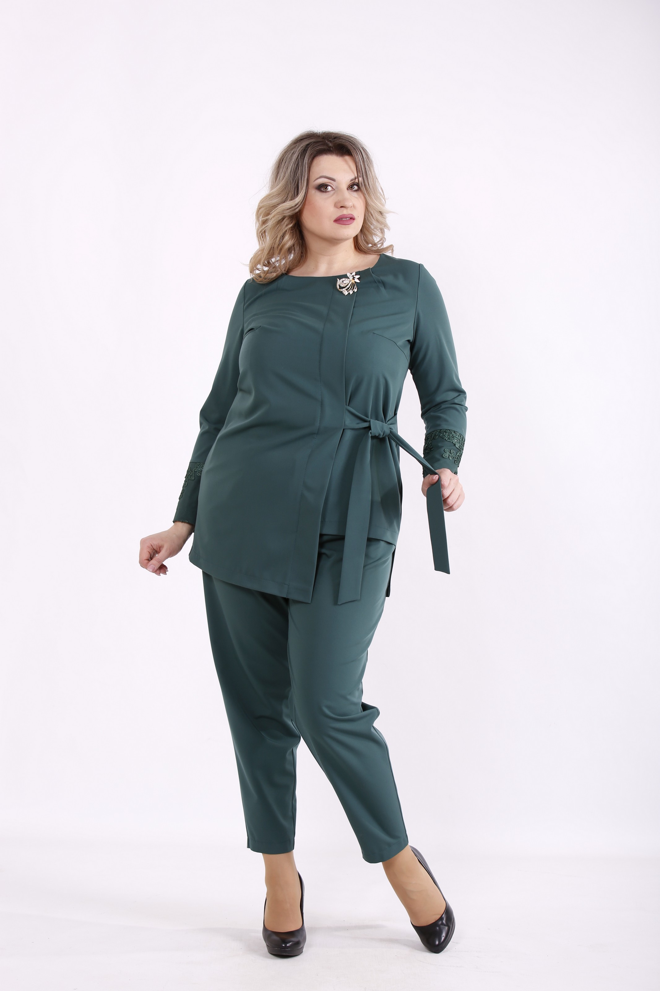

Комплект: кофта и брюки GARRY-STAR 01433-3  Зеленый, Комплект: кофта и брюки GARRY-STAR 01433-3 60 Зеленый