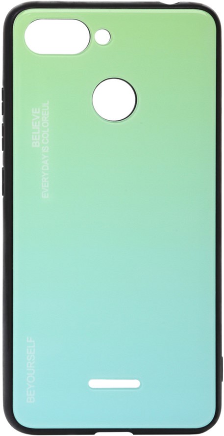 

Панель BeCover Gradient Glass для Xiaomi Redmi 6/6A Green-Blue