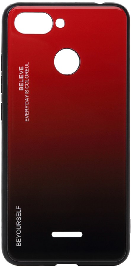 

Панель BeCover Gradient Glass для Xiaomi Redmi 6/6A Red-Black