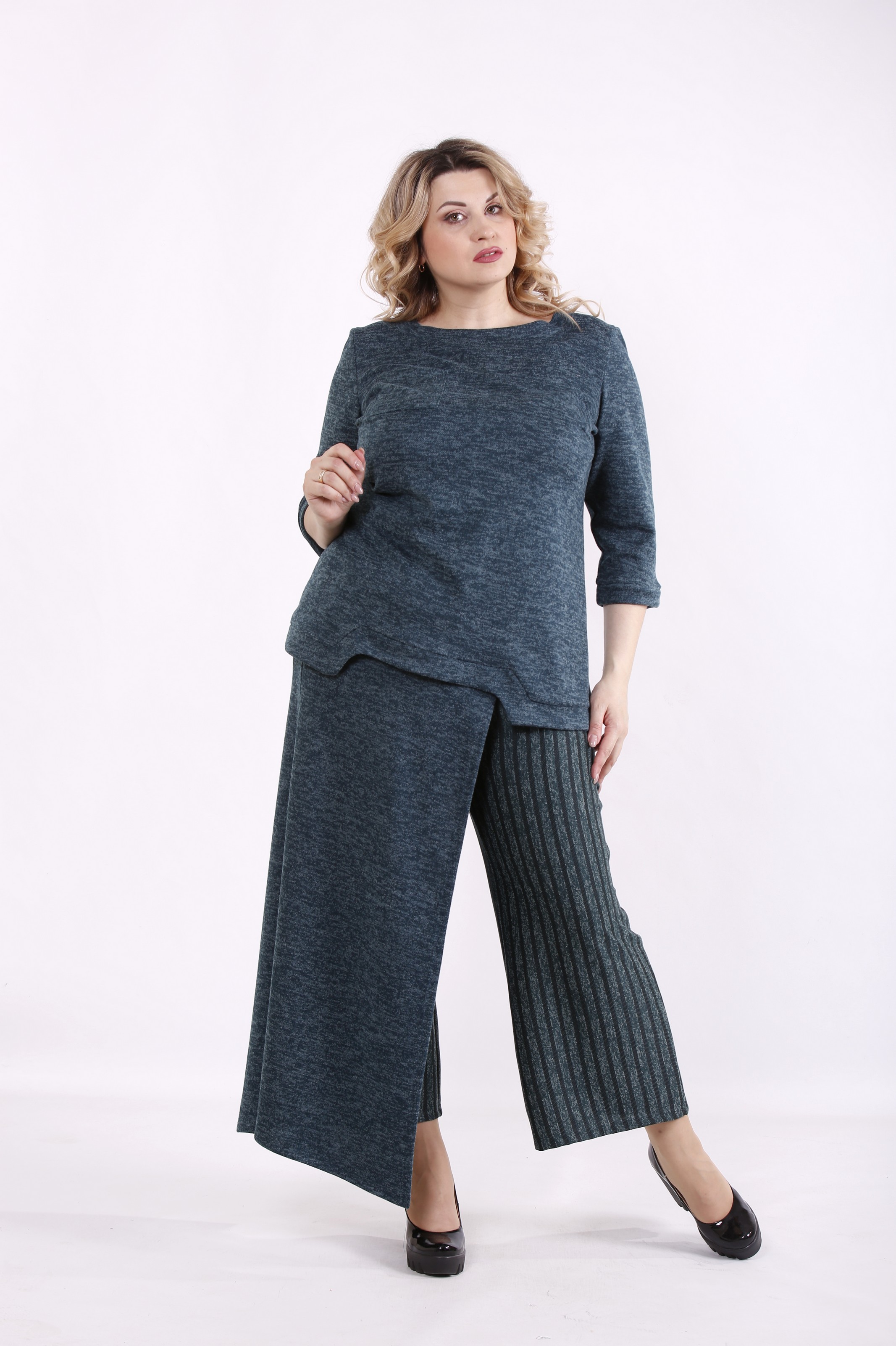 

Комплект: брюки и блузка GARRY-STAR 01422-2  Зеленый, Комплект: брюки и блузка GARRY-STAR 01422-2 48 Зеленый