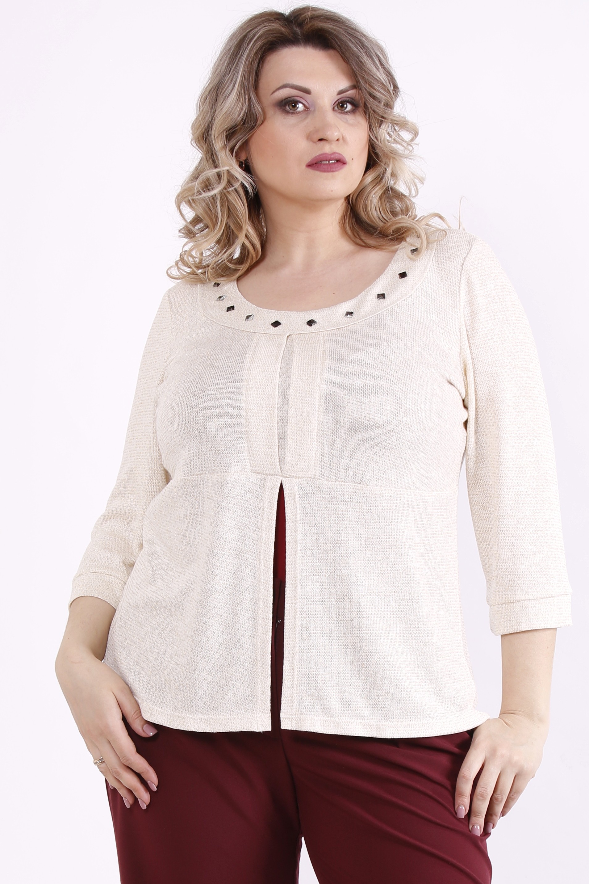 

Кофта GARRY-STAR 01471-1  Белый, Кофта GARRY-STAR 01471-1 58 Белый