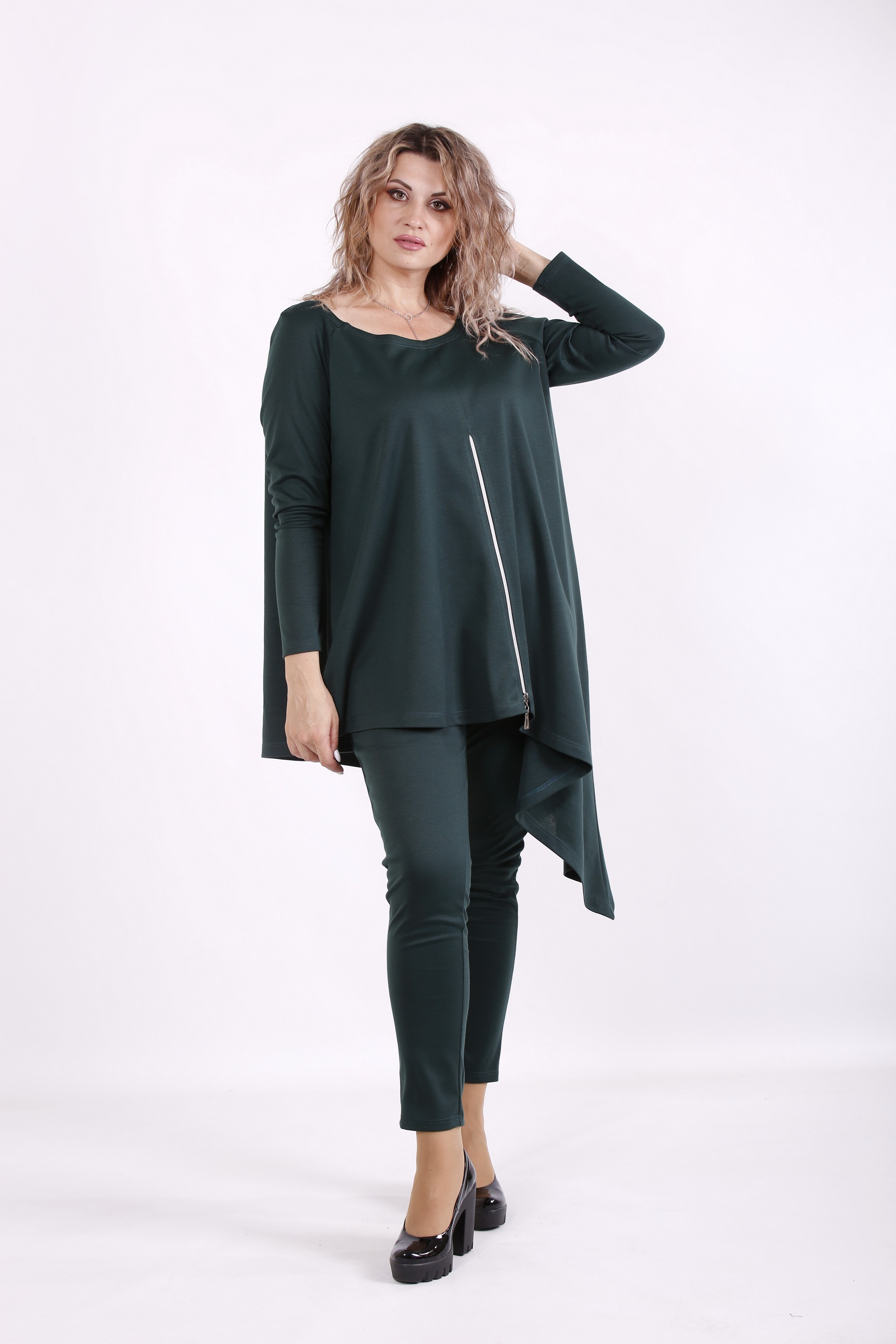 

Комплект: брюки и туника GARRY-STAR 01596-1  Зеленый, Комплект: брюки и туника GARRY-STAR 01596-1 72 Зеленый
