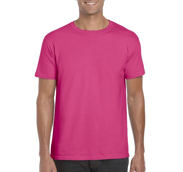 

Футболка Gildan Softstyle 64000-213C  Фуксия, Футболка Gildan Softstyle 64000-213C XL Фуксия