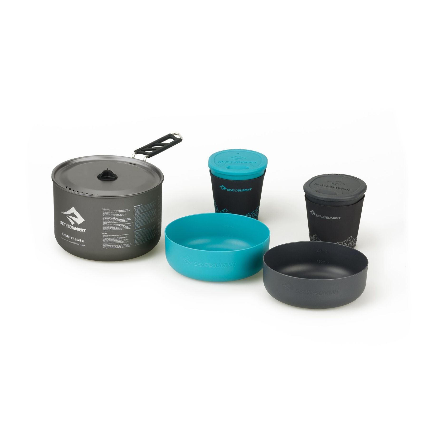 

Набор посуды Sea To Summit Alpha Cookset 2.1 Серый-Синий