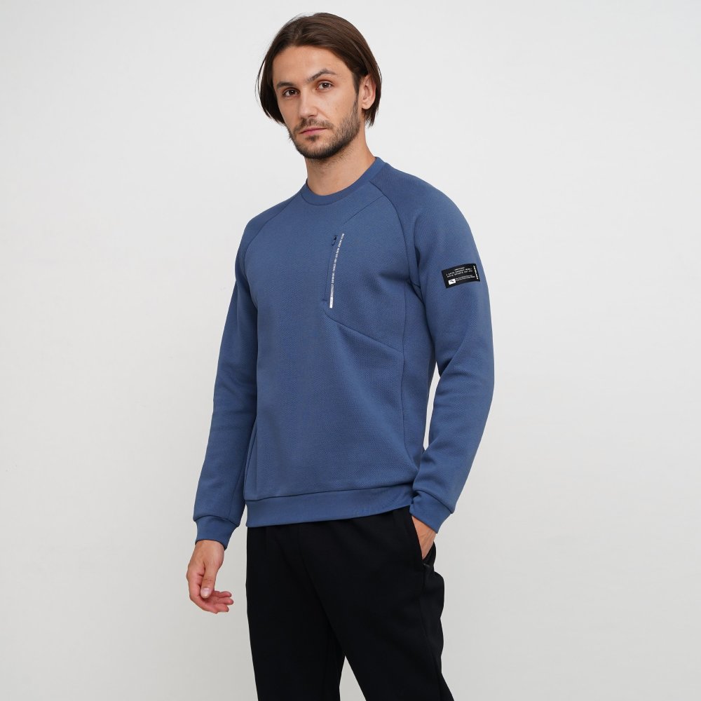 

Мужской свитшот Anta Sweatshirt Синий 50 (ant852037723-2)
