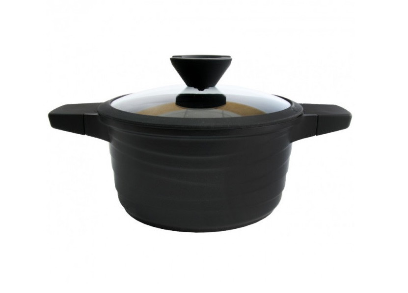 

Кастрюля Lessner Black Pro индукционная 6,5 л с крышкой 55872-28