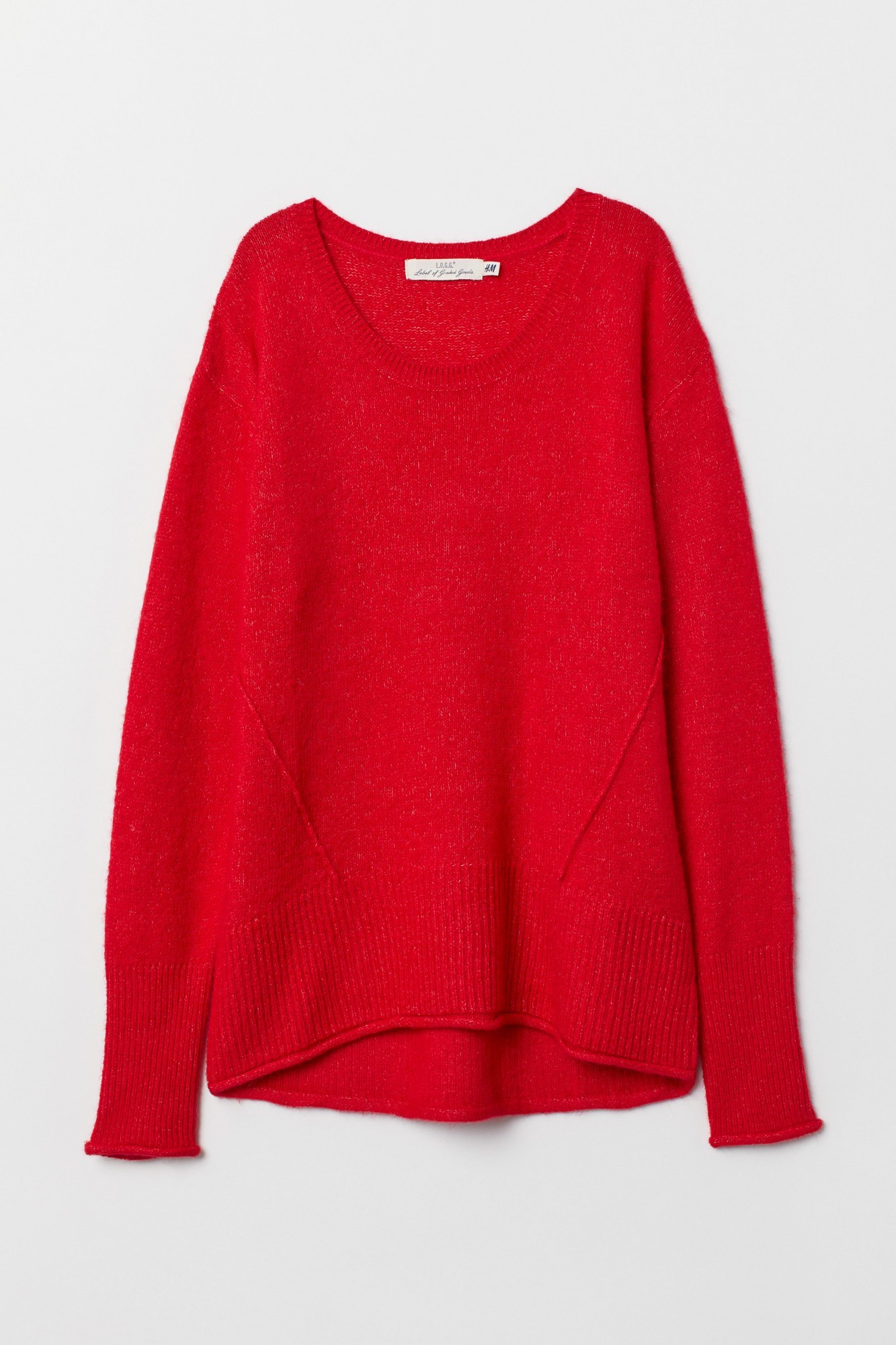 

Свитер H&M S ярко- красный 4961118wt