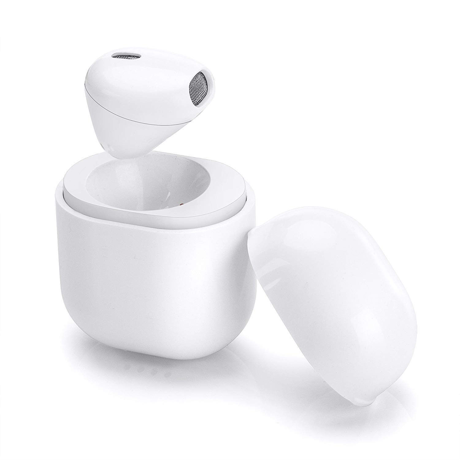 

Беспроводной наушник Bluetooth с микрофоном Alitek IP8 Single Белый (883500)