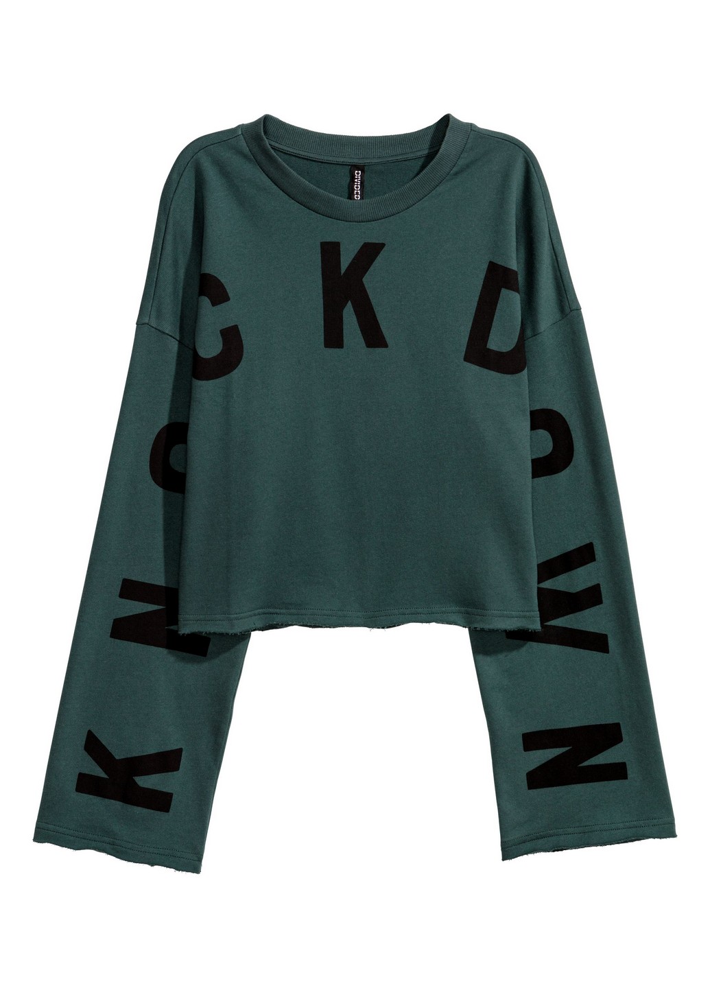 

Свитшот H&M XS Темно-зеленый 0616238