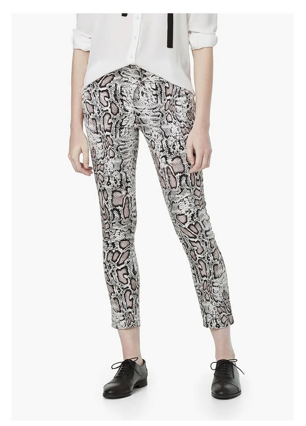 

Брюки Mango 36 Белый 53087651_змеин_01