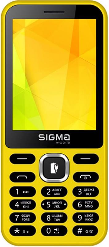 

Мобильный телефон Sigma mobile X-style 31 Power Dual Sim Yellow