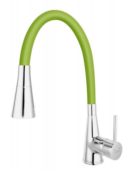 

Cмеситель кухонный FERRO Zumba II Ferro зеленый BZA42G