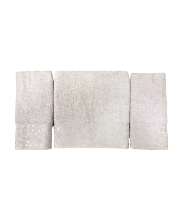 

Набор полотенец для лица и тела Gold Soft Life For You 2х50*90 см + 70*140 см махровые банные в коробке пудра арт.ts-02178
