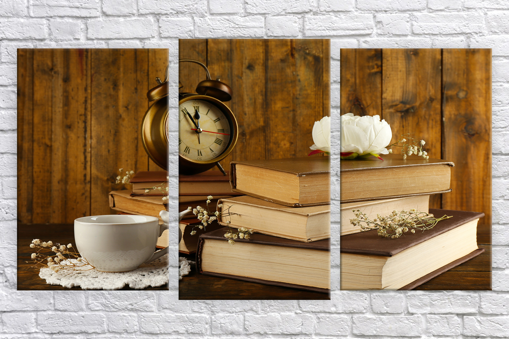 

Картина модульная HolstArt Книги 55*100 см арт.HAT-260