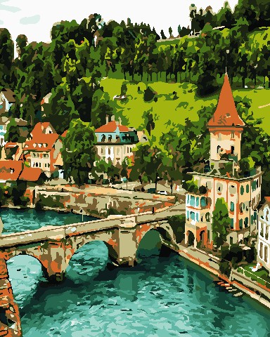 

Картина по номерам ArtStory Немецкий замок 40*50 см (в коробке) арт.AS0693