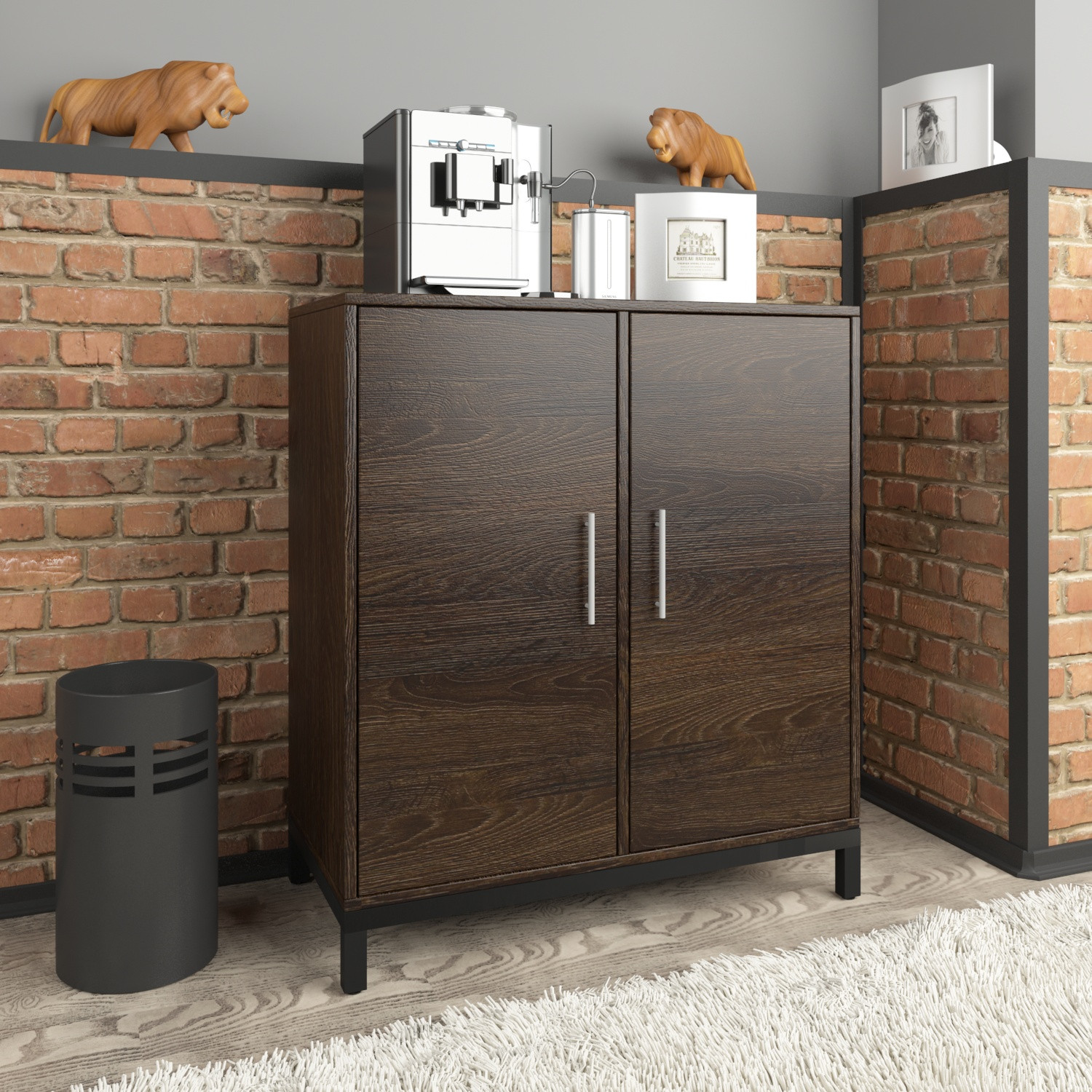 

Тумба офисная L-800 Loft design Венге Корсика