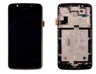 

Дисплей (экран) для Motorola XT1670 Moto G5/XT1672/XT1675/XT1676 + тачскрин, черный, с передней панелью High Copy