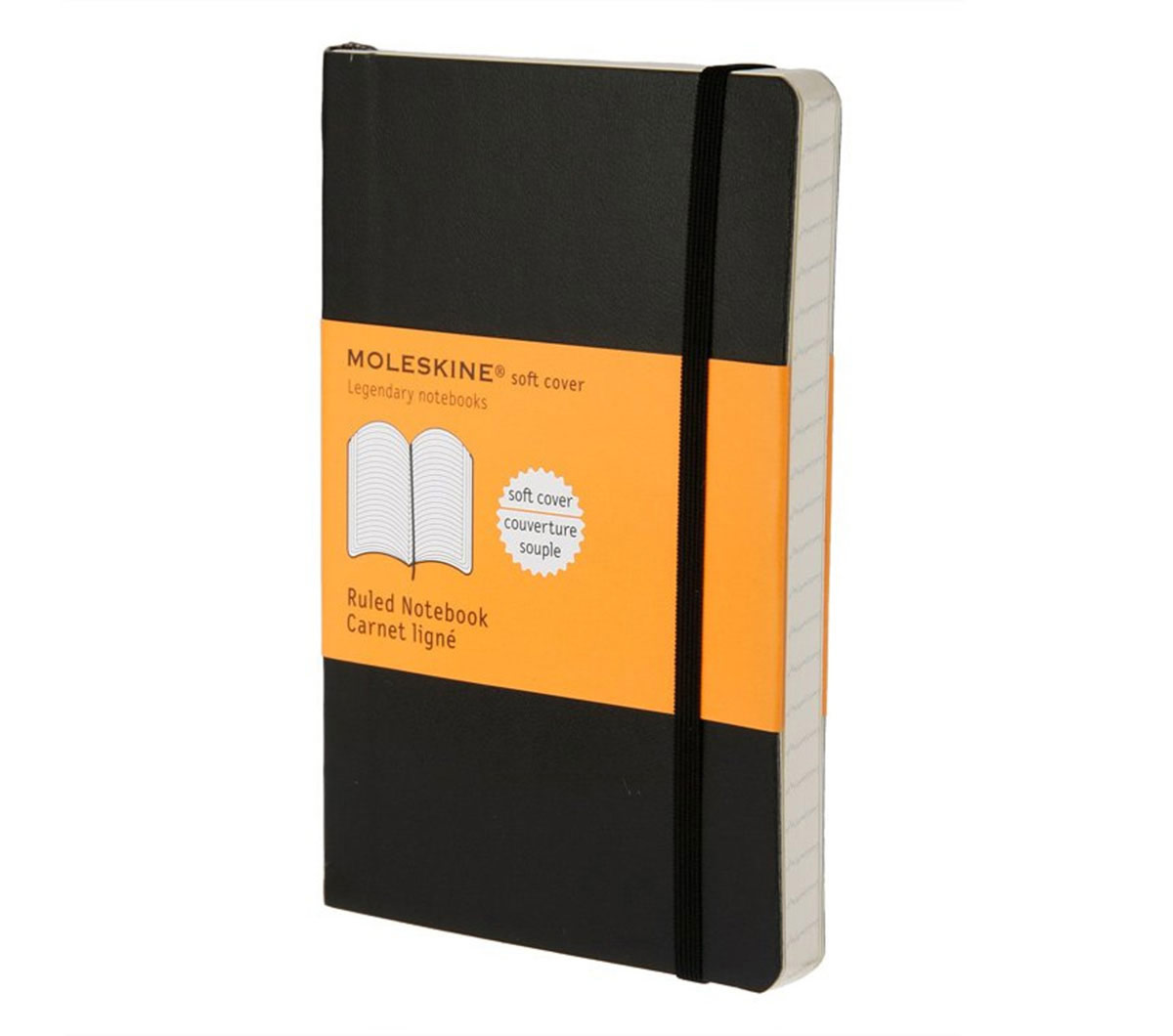 

Блокнот Moleskine «Classic» карманный в линию черный мяг. (05234)