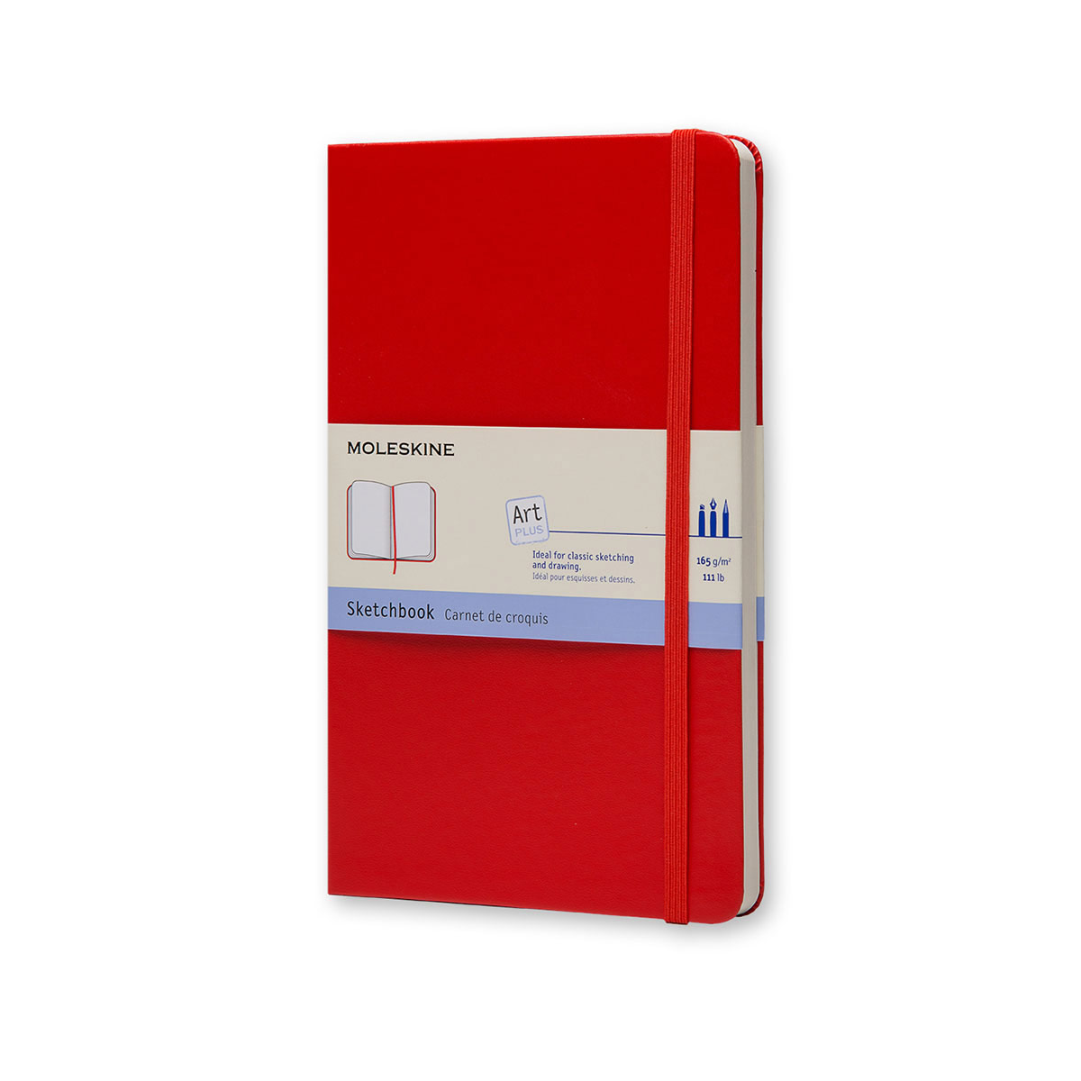 

Блокнот Moleskine «Creative» средний акварель красный (08410)