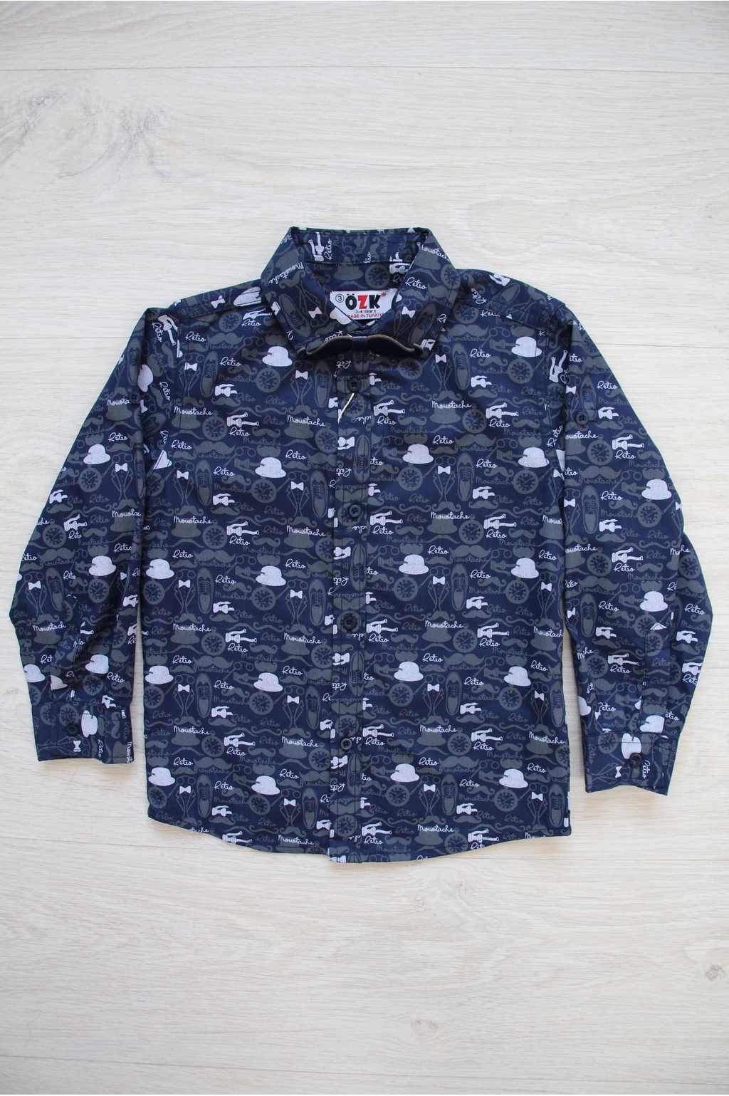 

Рубашка Ozk kids 110 см Синий (2125000603650)