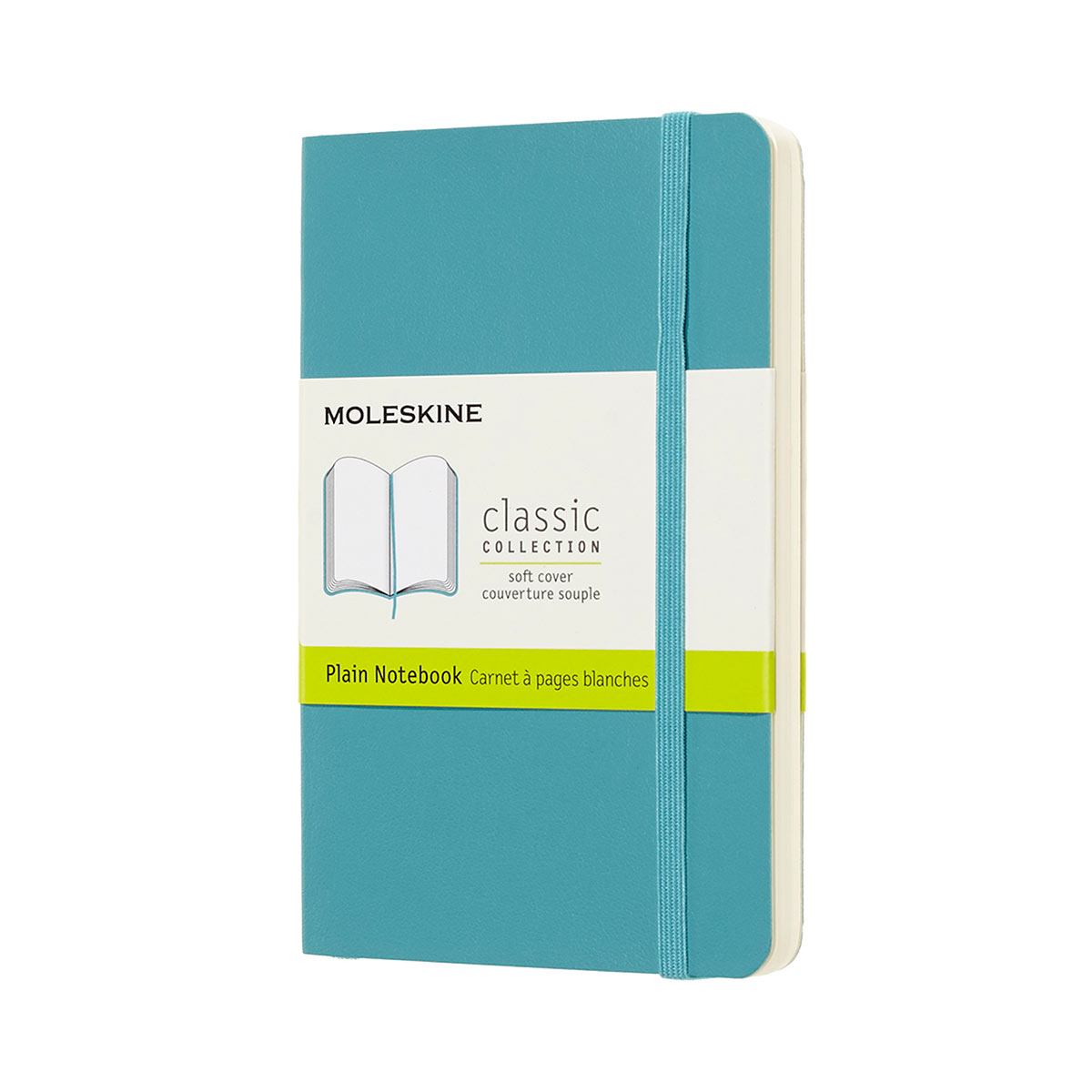 

Блокнот Moleskine «Classic» средний нелиниров. бирюзовый мяг. (16181)