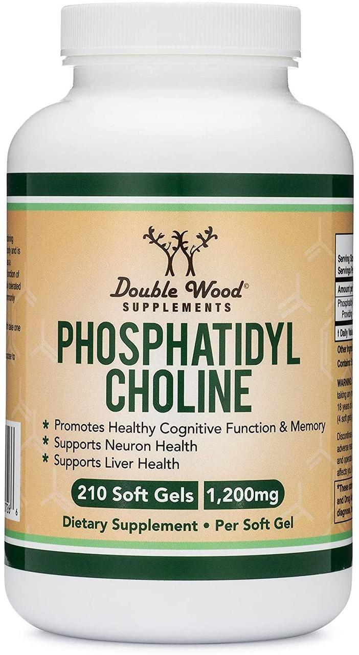

Биологически активная добавка Double Wood Suplements Phosphatidylcholine 210 капсул