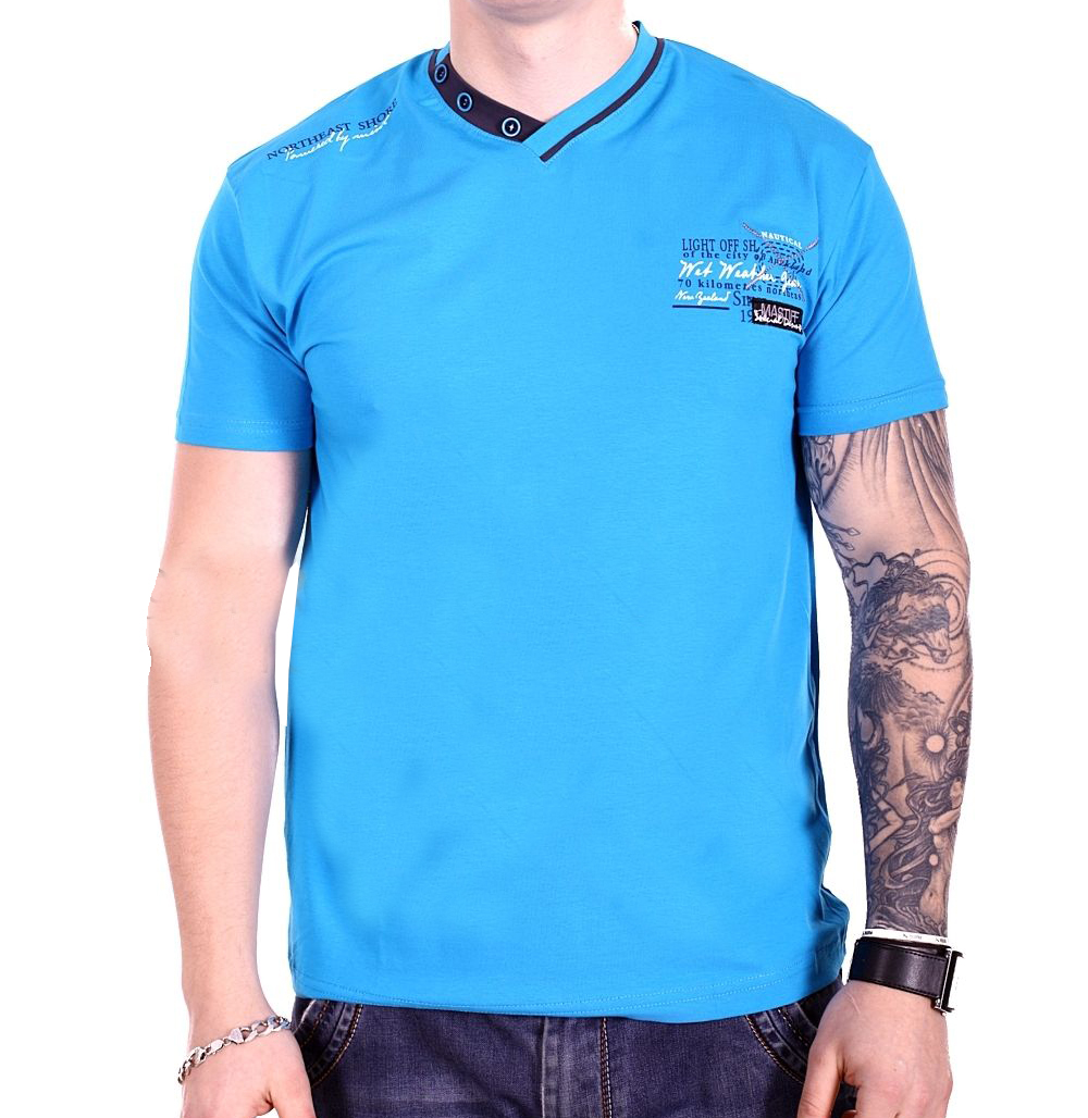 

Футболка Mastiff f1918/2 Голубая, Футболка Mastiff f1918/2 Голубая M