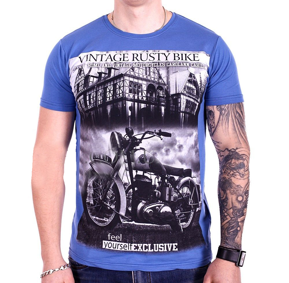 

Футболка StrongMan Bike f1929/10 Синяя XL