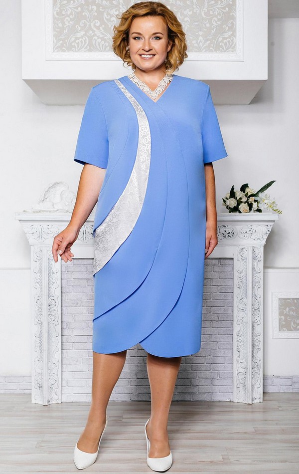 

Платье Aira Style 553  голубой, Платье Aira Style 553 68 голубой