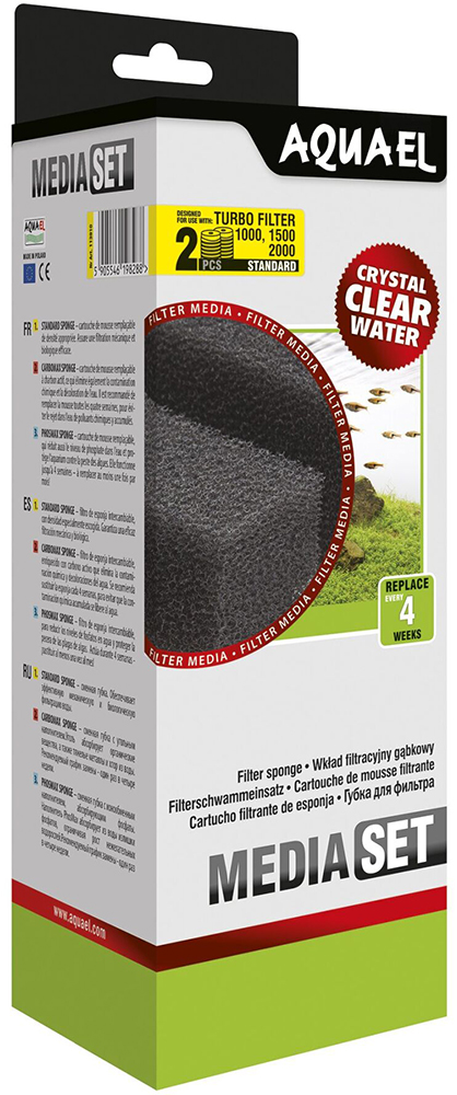 

Вкладыш в фильтр Aquael Turbo Filter 1000/1500/2000 2 шт