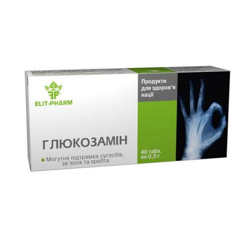 

Таблетки Элит-фарм Глюкозамин № 80 (1233968019)