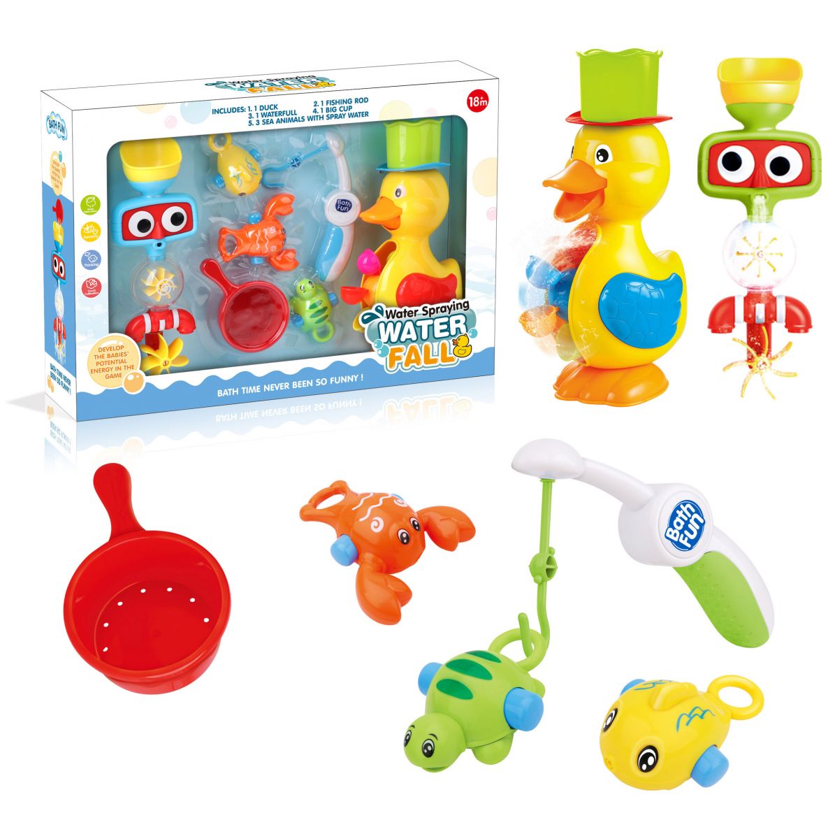 

Набор для игры в воде Bath Fun jacko toys (9602) (146766)