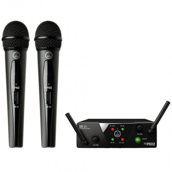 

Микрофонная радиосистема AKG WMS40 Mini2 Vocal Set BD ISM2/3 EU/US/UK