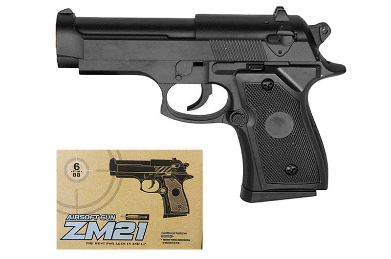 

Дитячий пістолет Cyma "ZM21" 16*3*11 см чорний ZM21