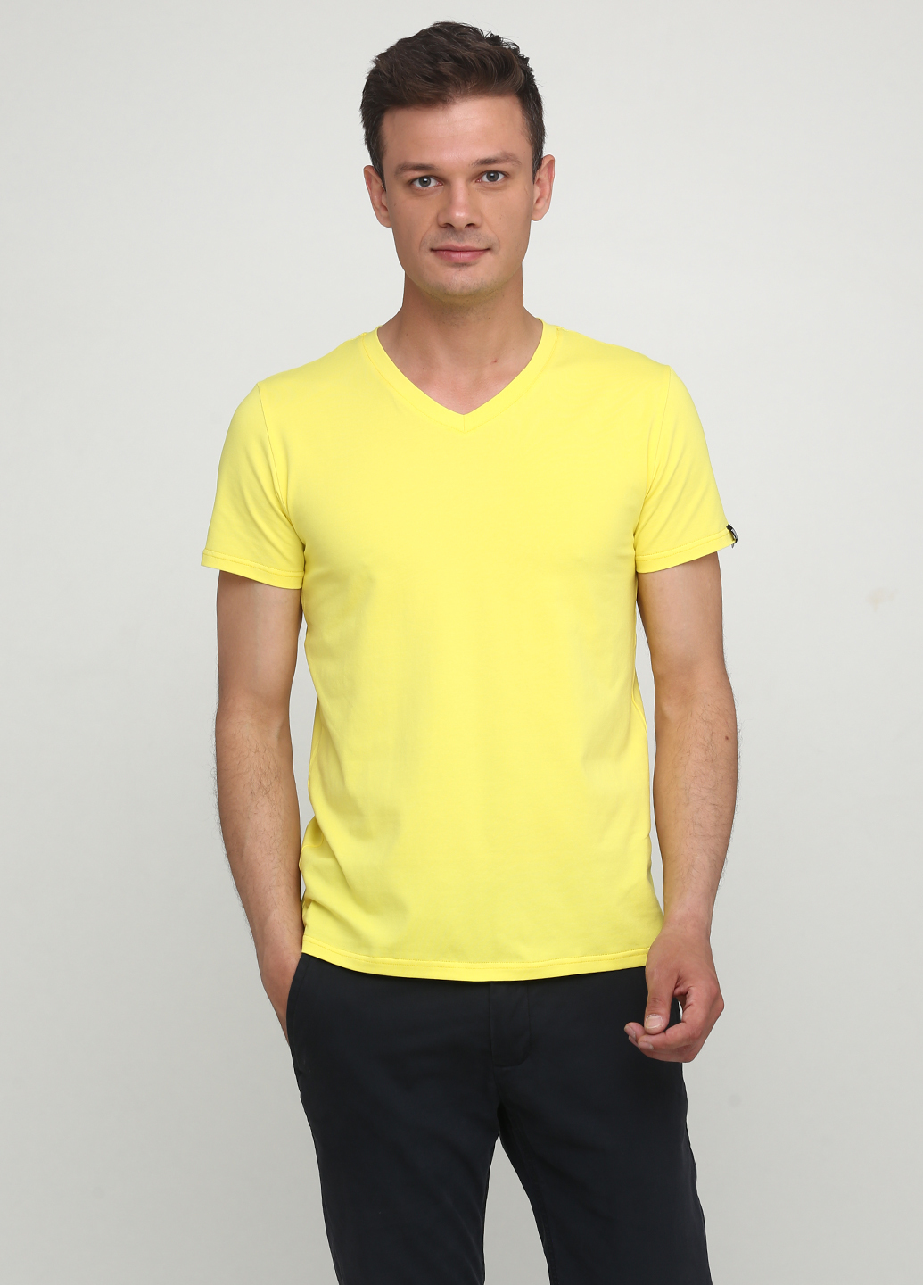 

Футболка "Only Man" (95-TSH-3-02-V-yellow/small-silver-back-XXL)