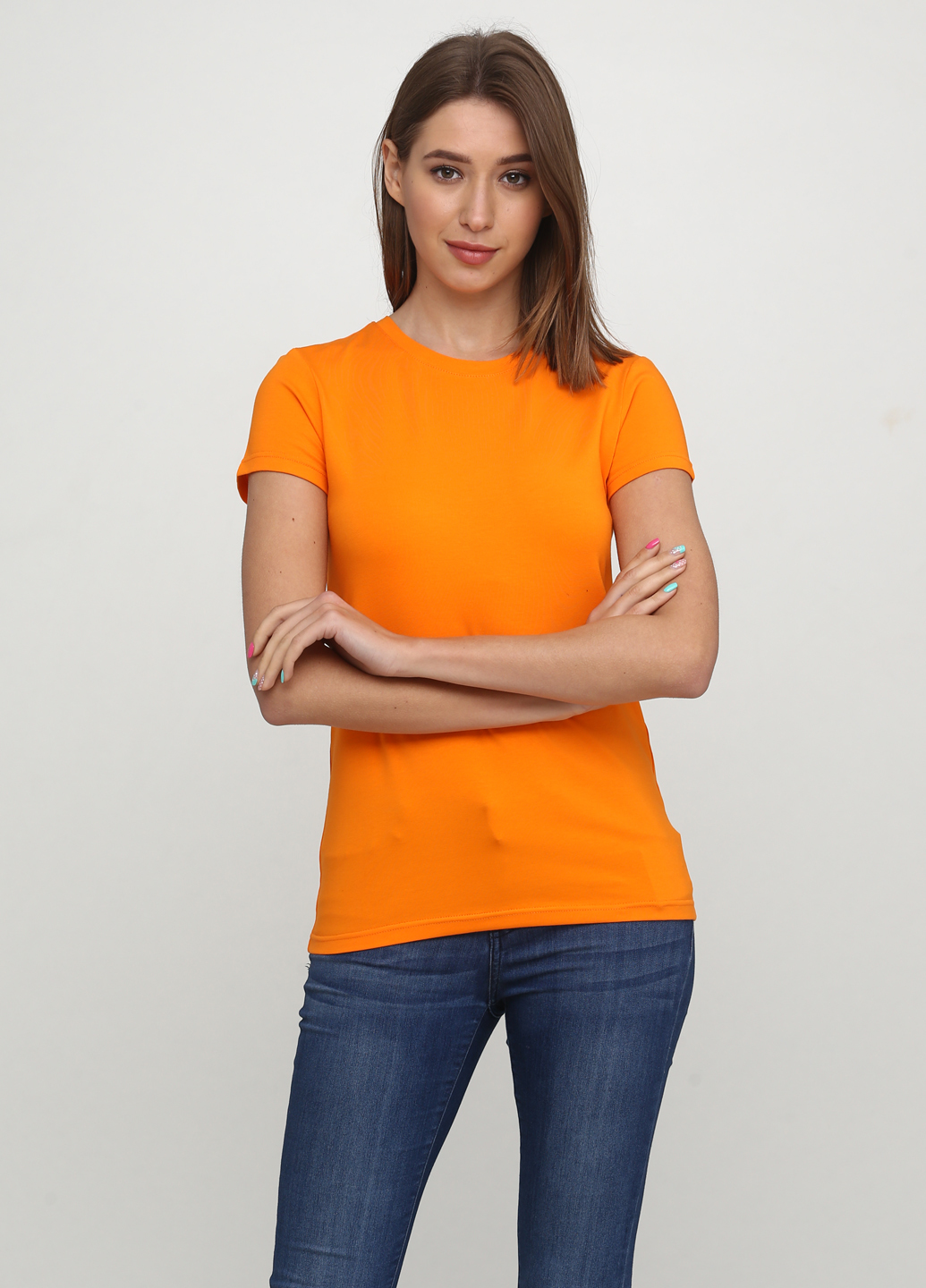 

Футболка "Only Women" (94-TSH-3-02-Sheina-orange/small-yellow-back-XL)