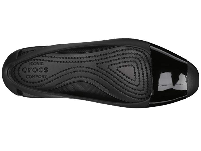 

Балетки Sienna Shiny Flat Crocs 5126 W5 35 Черные (P-100133)