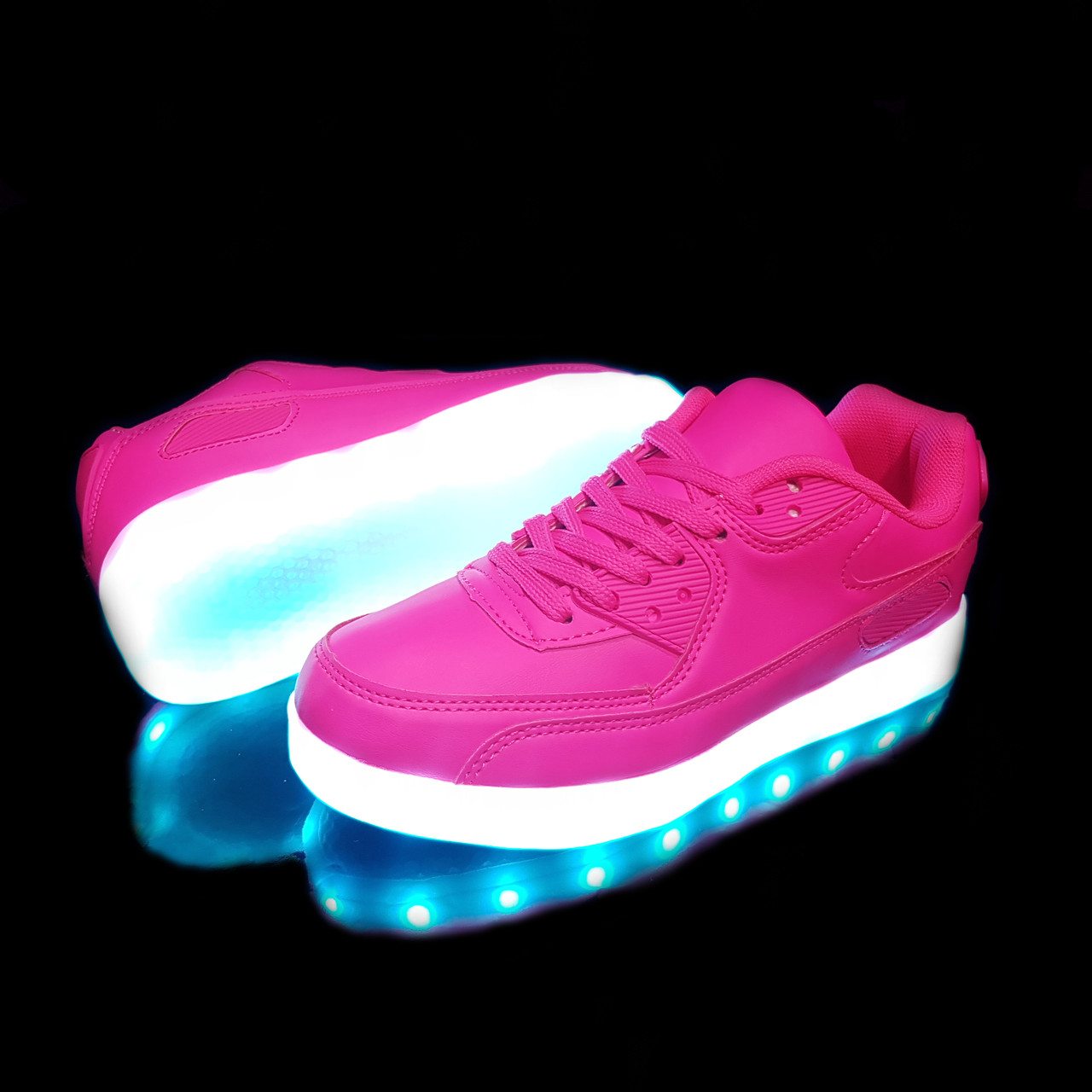 

Кроссовки светящиеся женские Pink TX02