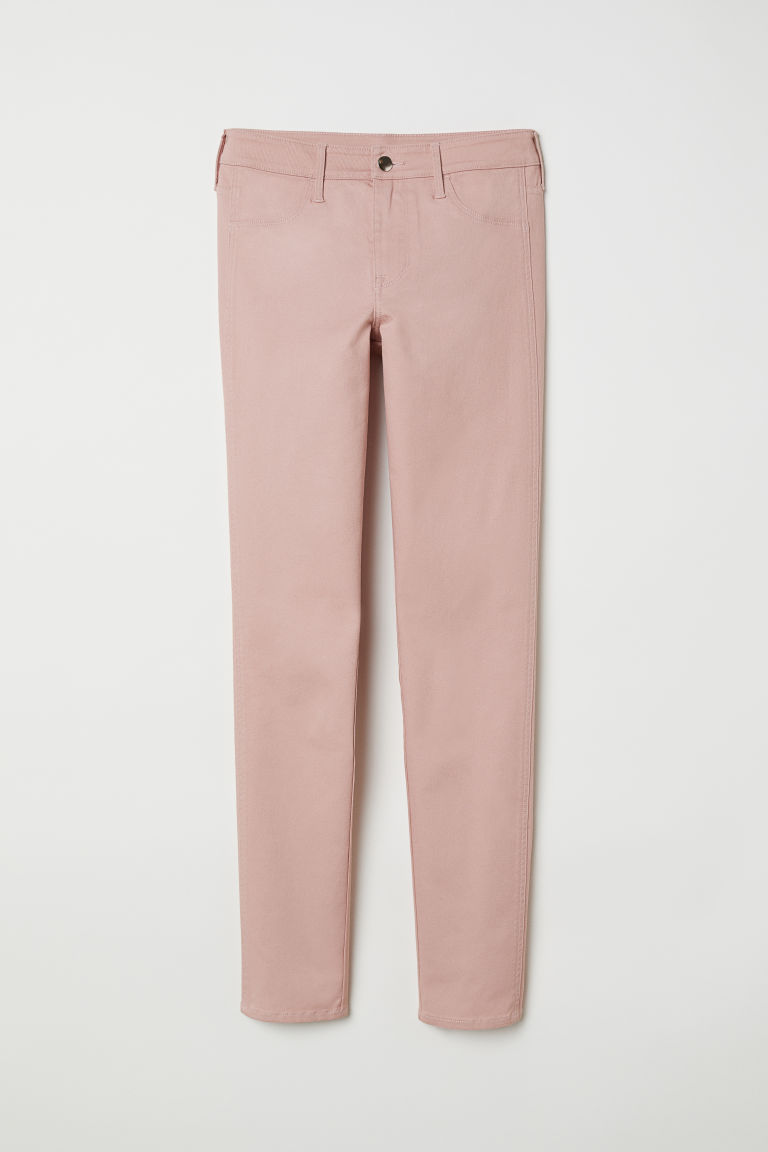 

Джинсы Skinny Regular H&M N00032 S Пудровые розовые (P-100070)