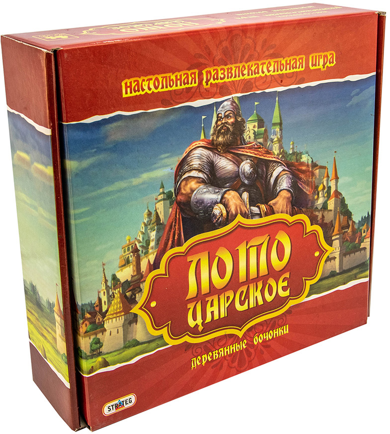 

Лото с деревянными бочонками Strateg Царское (342) (4820175992513)