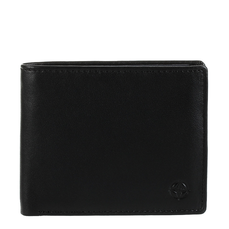 

Портмоне Tony Perotti Cortina 5077 nero кожаное черное мужское