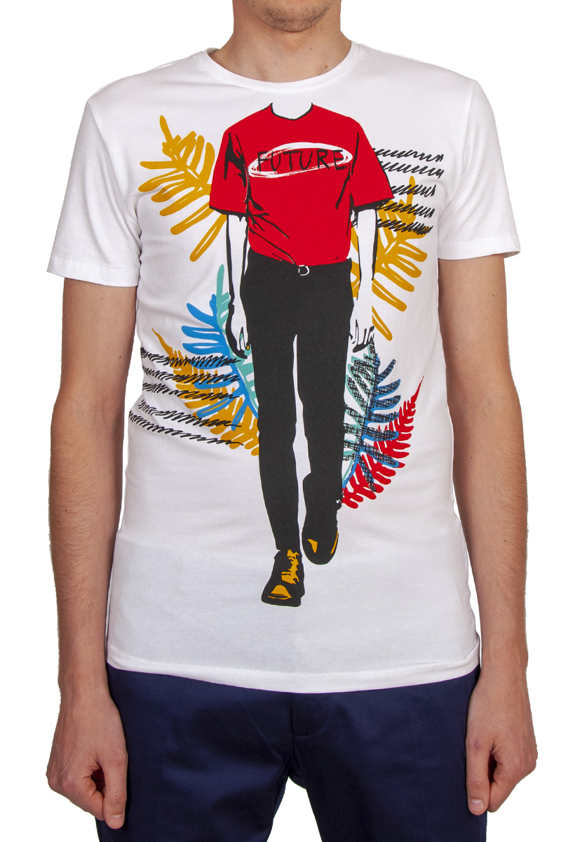 

Футболка Antony Morato XXL Белый (KS01239FA120001 1000-XXL)